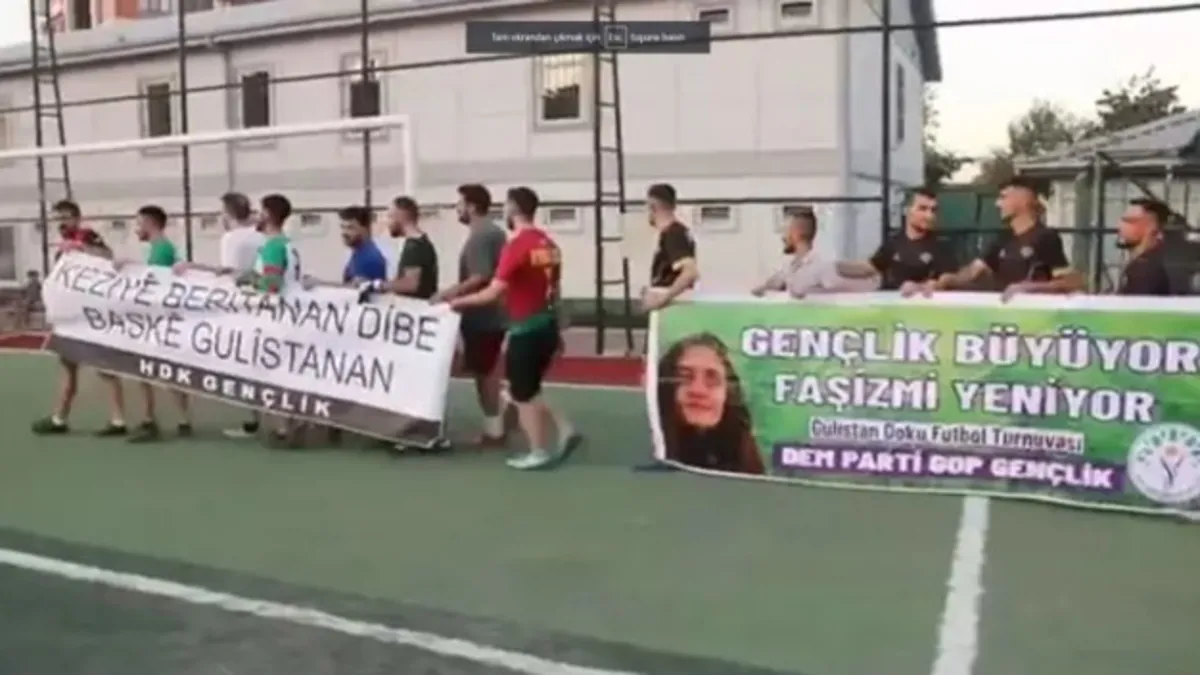 Esenyurt'ta "turnuva" adı altında PKK propagandası! CHP'li belediyenin göz yumduğu skandalda tutuklamalar var