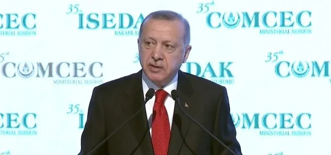 Başkan Erdoğan’dan 35. İSEDAK Toplantısı Açılış Töreninde önemli açıklamalar