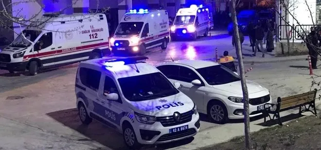 Konya’da 2 grup arasındaki kavga silahlı çatışmaya dönüştü! 8’i polis 12 kişi yaralandı