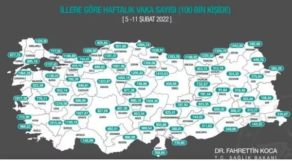 Son dakika: Sağlık Bakanlığı 24 Şubat Perşembe koronavirüs tablosunu açıkladı | İşte günün vaka ve vefat sayıları