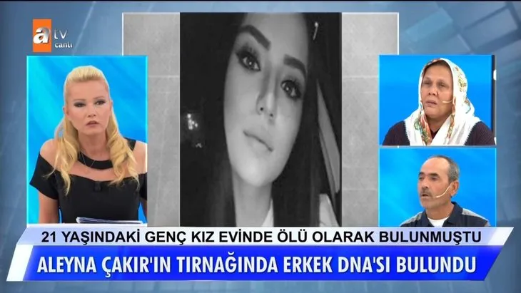 Aleyna Çakır’ın ölümüyle ilgili korkunç detay Müge Anlı’da ortaya çıktı! İntihar ettiği iddia edilmişti…