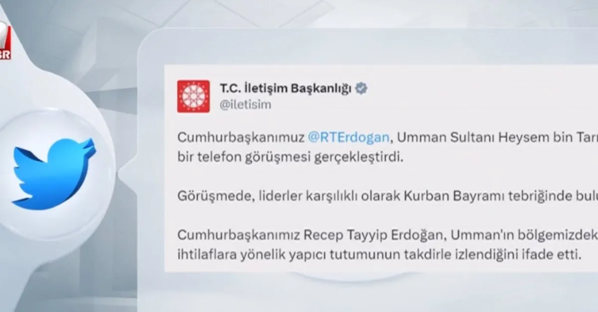 Başkan Erdoğan Umman Sultanı Heysem bin Tarık ile görüştü