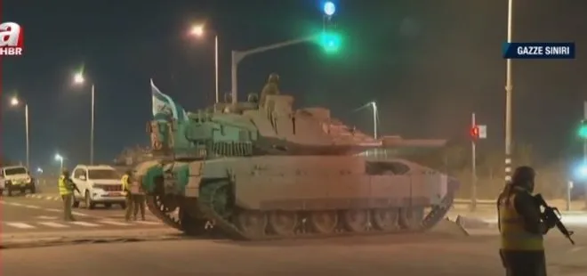 İsrail’den tanklarla yeni katliam hazırlığı mı? A Haber yayınında sıcak anlar...