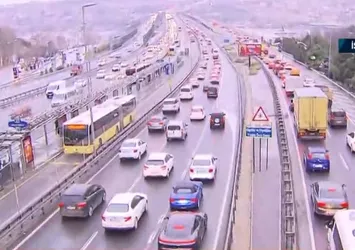 Son dakika: İstanbul'da trafik yoğunluğu! İşte son durum