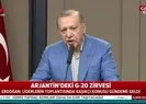 Başkan Erdoğandan G-20 Zirvesi sonrası ilk açıklama