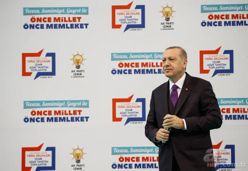 Başkan Erdoğan İzmir'de coşkuyla karşılandı 21