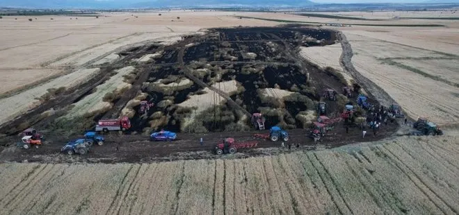 Kayseri Tomarza'da 2 günde 4 ekili arazide yangın çıktı