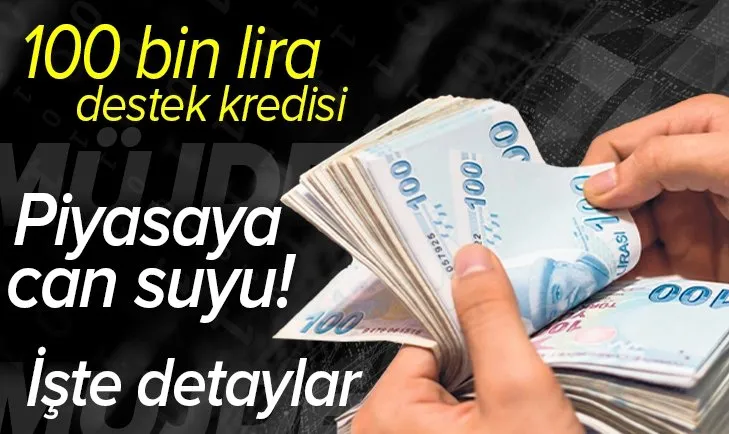 Son dakika | 100 bin TL destek kimlere verilecek | 6 ay ödemesiz 3 yıl vadeli kredi! Piyasaların merakla beklediği haber