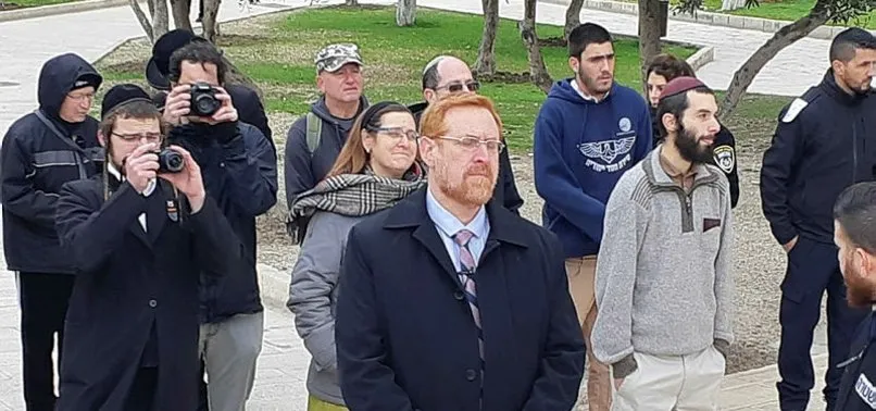 İsrailli aşırı sağcı milletvekili Yehuda Glick'ten Mescid-i Aksa'ya baskın