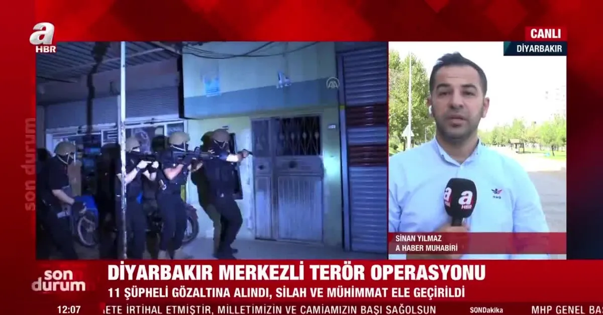Diyarbakır merkezli terör operasyonu