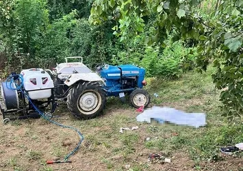 Samsun'da ilaçlama sırasında fenalaşan traktör sürücüsü öldü