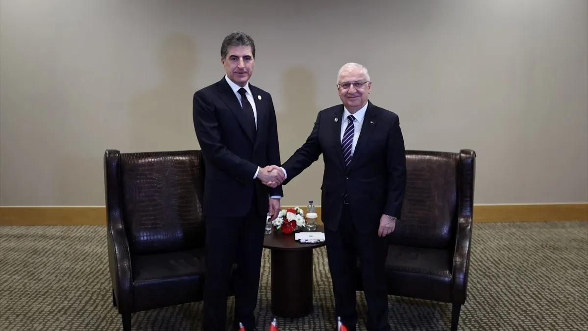 Milli Savunma Bakanı Güler, IKBY Başkanı Neçirvan Barzani ile görüştü