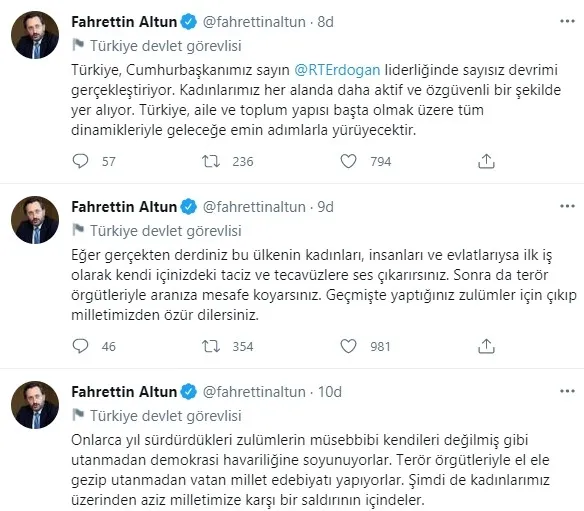 İletişim Başkanı Fahrettin Altun: Kadınlarımızın önündeki tüm engelleri bir bir kaldırdık - 1