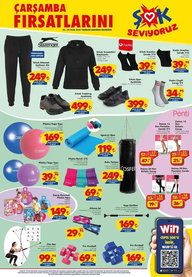 ŞOK 13 Ocak aktüel ürünler kataloğu! ŞOK’ta Singer Tiftik Makinesi 249 TL, Kadın / Erkek Gondol Terlik 64,95 TL, Kadın Uyku Çorabı 27,95 TL’ye satışta