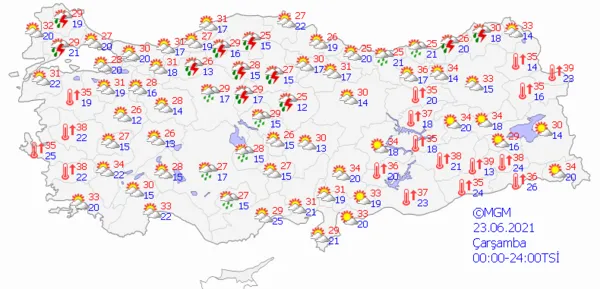 1624117881138.png Meteoroloji Genel Müdürlüğünden son dakika sağanak yağış uyarısı! İstanbul dahil çok sayıda ilde etkili olacak - 6