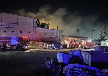 Sakarya'da geri dönüşüm fabrikasında yangın!