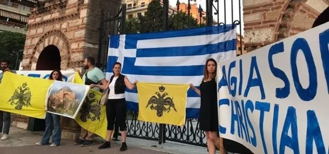 Yunanistan’da Ayasofya hazımsızlığı vatandaşı da vurdu