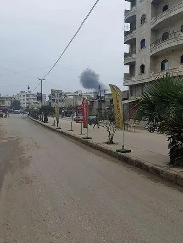 Afrin'de bomba yüklü araçla terör saldırısı - 1