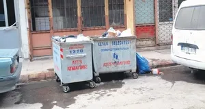 Keşan’da çöpler ortada kaldı