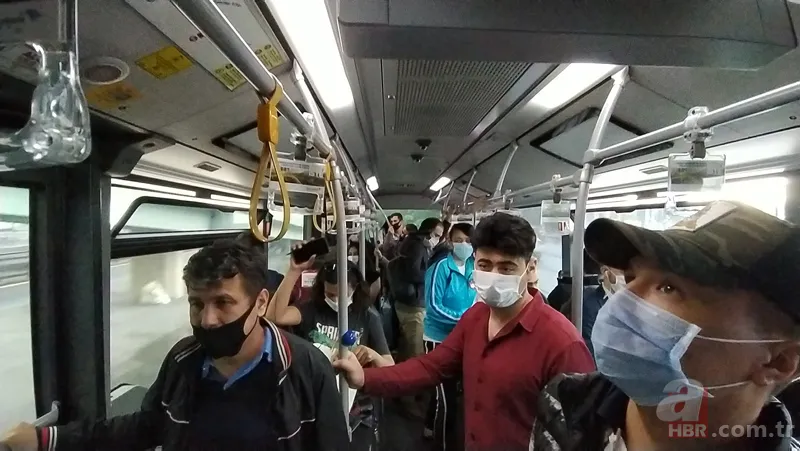 İstanbul'da toplu ulaşımda yeni dönem başladı! Sosyal mesafe kuralı hiçe sayıldı 3