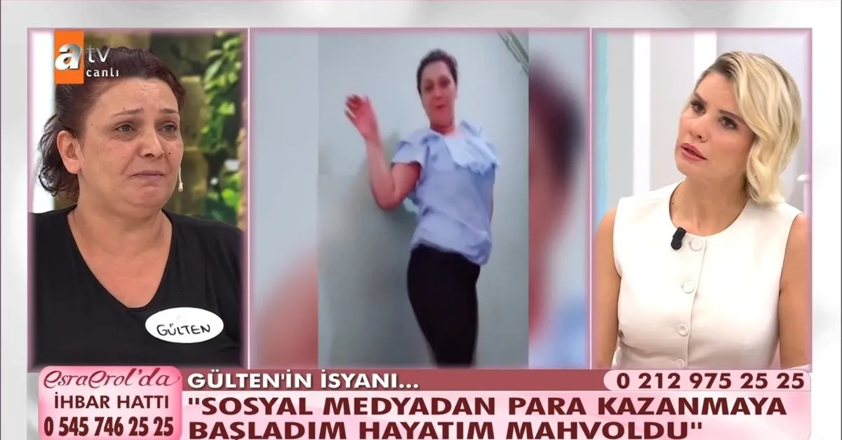 esra erol canli yayininda yuz kizartan tiktok itirafi sosyal medyada basina gelmeyen kalmadi video haber tikla izle 4 kasim 2021 atv ahaber video izle