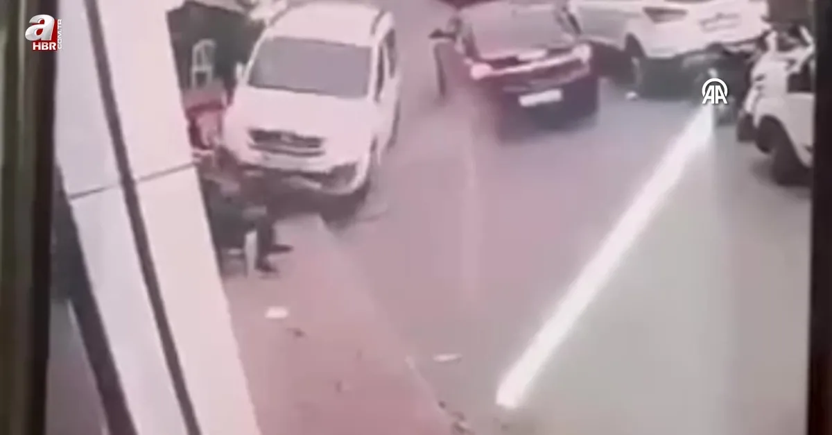 Yaşlı adam kaldırımda böyle ezildi