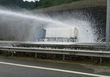 Giresun'da LPG tankeri kazası