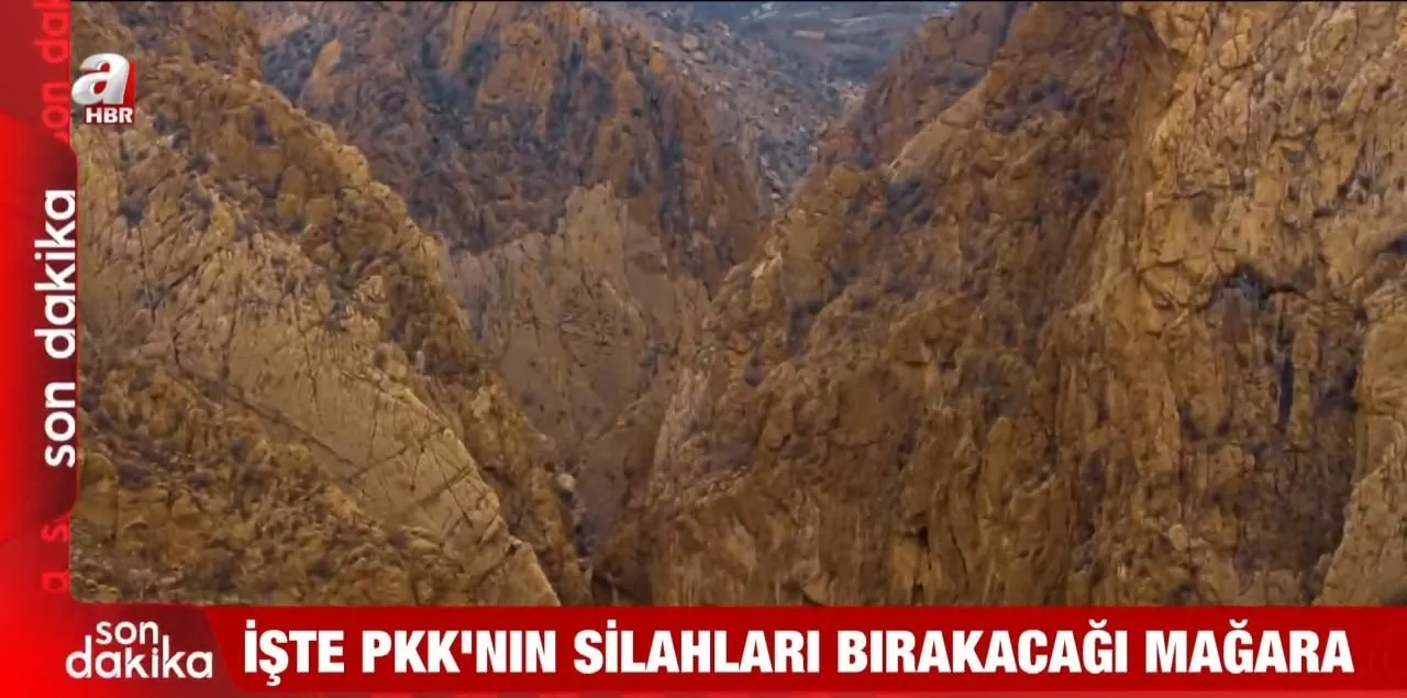 PKK’NIN SİLAH BIRAKACAĞI MAĞARA!