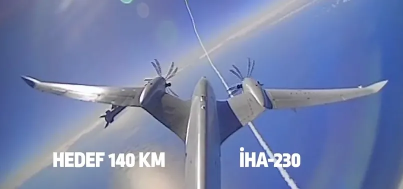 Bayraktar AKINCI İHA-230 füzesi ile 140 kilometreden tam isabet vurdu