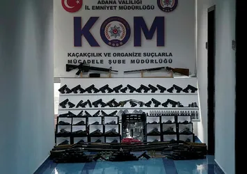 Adana ve Gaziantep'te silah kaçakçılığı operasyonu