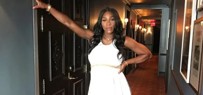 Serena’nın 3.5 milyon $’lık gelinliği dillerde