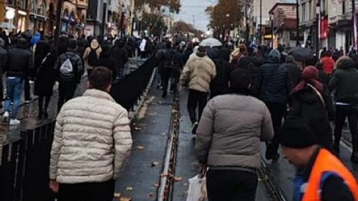 Kabataş-Bağcılar tramvay hattında arıza