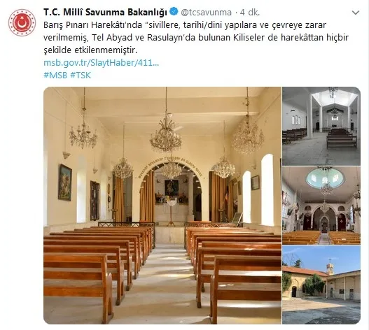 Milli Savunma Bakanlığından 'Barış Pınarı Harekatı' açıklaması - 1