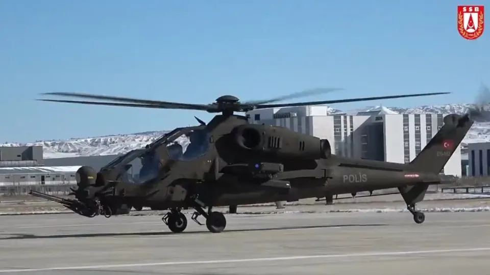 Emniyet Genel Müdürlüğü’ne yeni T129 Atak helikopteri