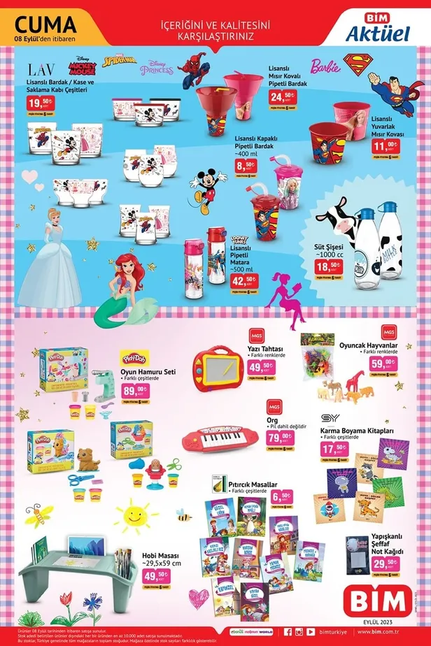 BİM aktüel ürünler kataloğu 8 Eylül 2023! Haftaya BİM’e 7,5 L airfryer ve elektrikli düdüklü tencere geliyor