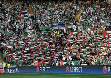 UEFA'dan Celtic'e Filistin bayrağı cezası