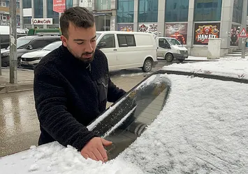 Kars Sarıkamış beyaza büründü