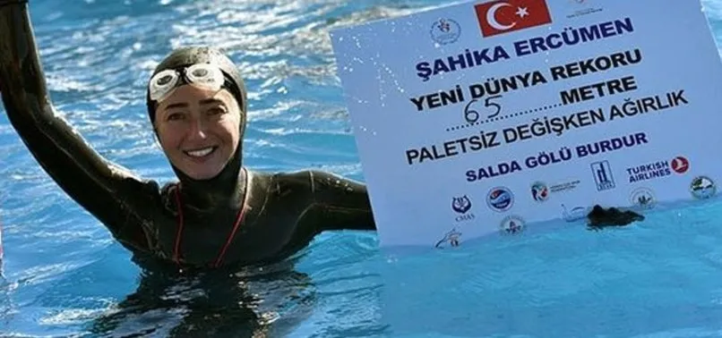 Milli sporcu Şahika Ercümen’den dünya rekoru!