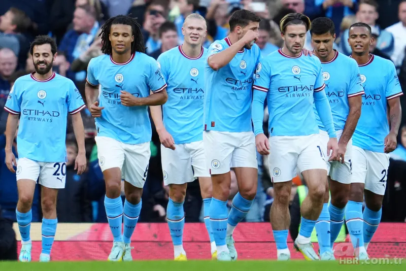 Haaland durdurulamıyor! Yine attı Manchester City farka koştu 5