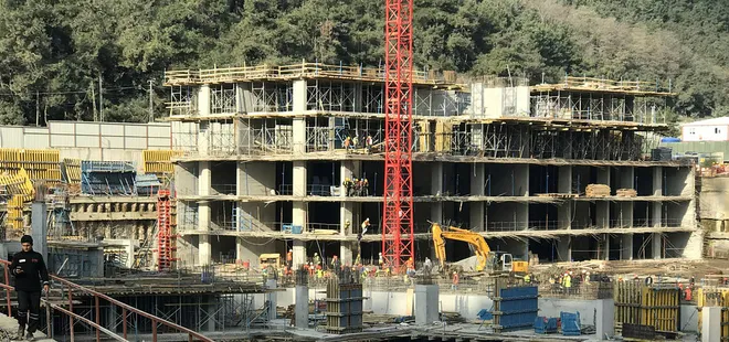 Sarıyer'de inşaatta göçük