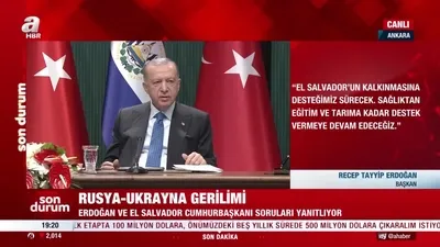 Başkan Erdoğan’dan Rusya-Ukrayna gerilimine ilişkin açıklama