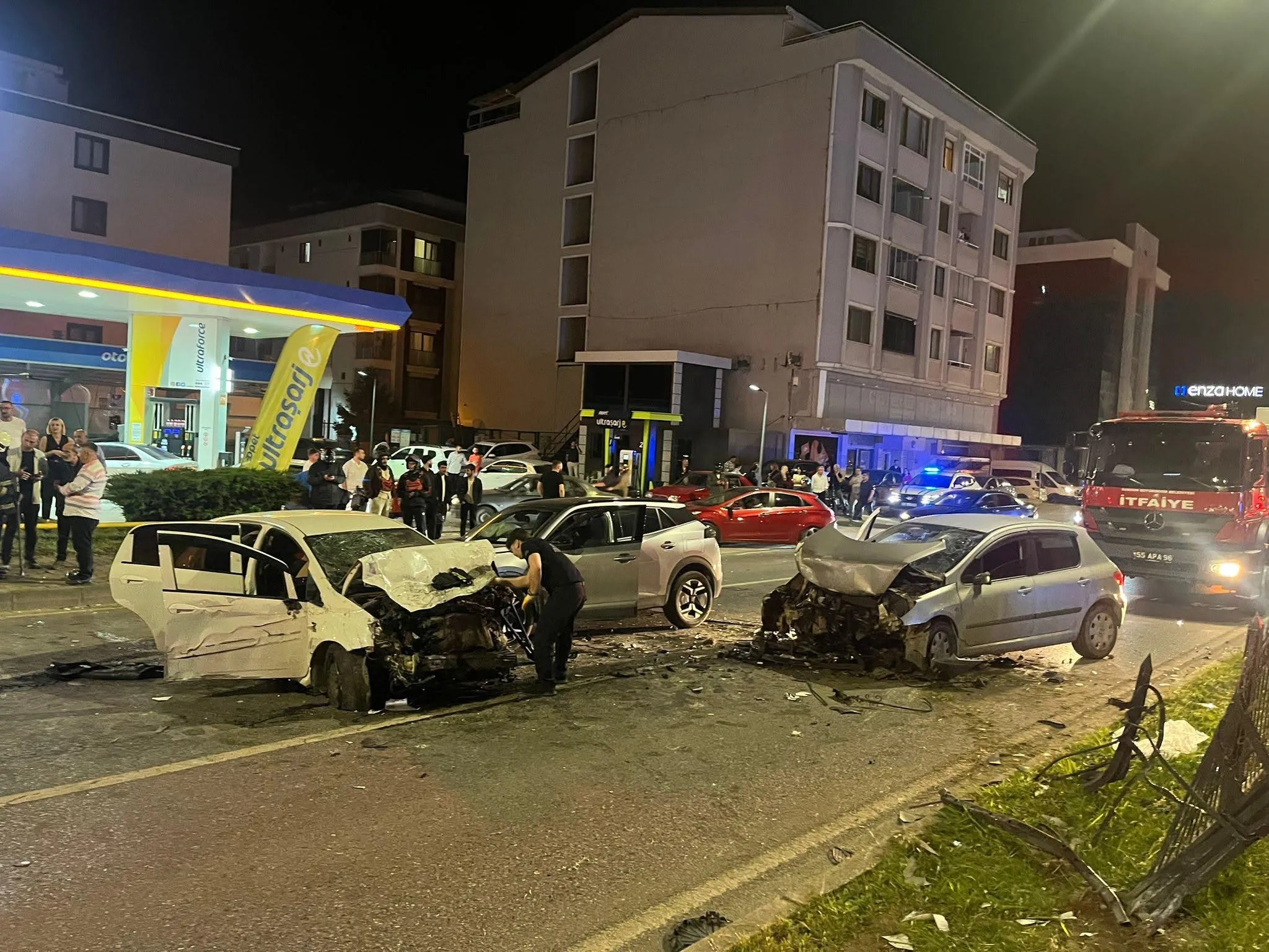 Samsun'da zincirleme kaza: 5 yaralı
