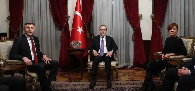 Dışişleri Bakanı Fidan Bulgaristan’da HÖH Partisi Lideri Mustafa Karadayı ile görüştü
