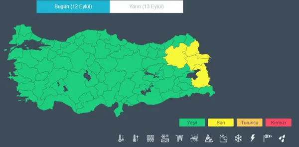 1694500976475.jpg Meteoroloji'den yağmur alarmı! 5 ile sarı kodlu uyarı: Kuvvetli geliyor | Bugün (12 Eylül) hava nasıl olacak? - 8