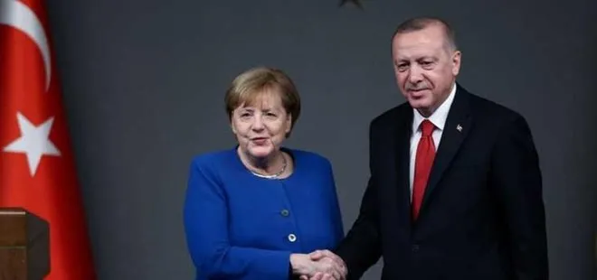 Son dakika: Başkan Erdoğan Merkel ile görüştü! İşte gündemdeki konular