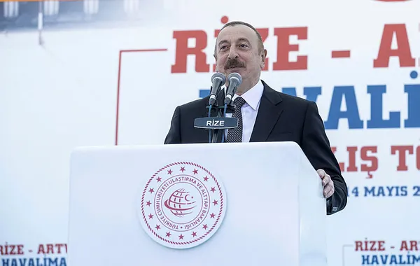 Son dakika: Rize Artvin Havalimanı projesi hizmete girdi! Açılışı Başkan Erdoğan ve Aliyev birlikte yaptı