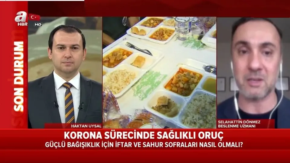 Koronavirüs günlerinde güçlü bağışıklık için sahur ve iftar sofraları nasıl olmalı? Uzman isim canlı yayında anlattı |Video