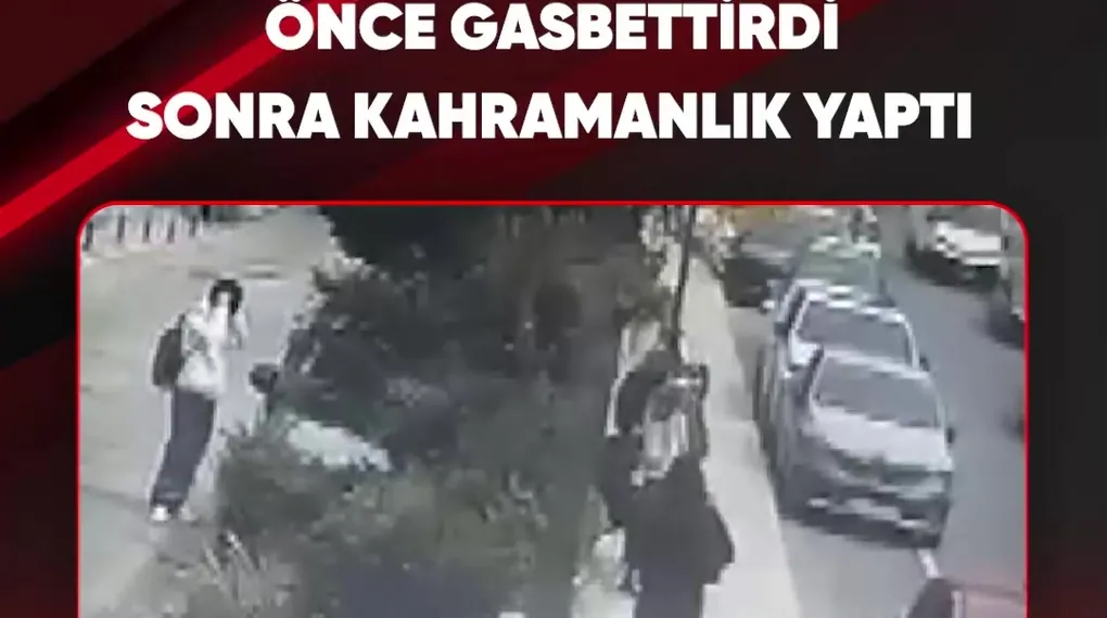 ÖNCE GASBETTİRDİ SONRA KAHRAMANLIK YAPTI