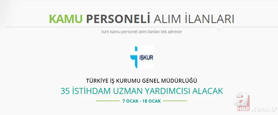 Kamuya memur alımı 2019! İşte başvuru şartları 16