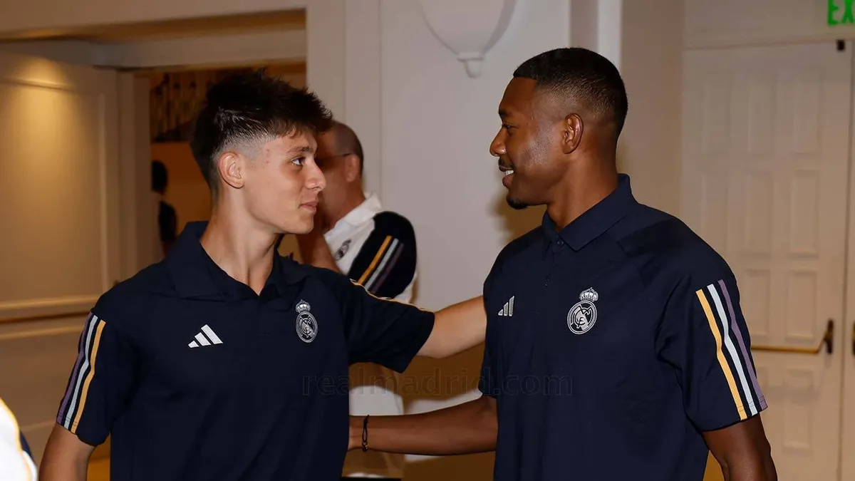 Arda Güler David Alaba ile Türkçe konuştuğu anları paylaştı: Akşam görüşürüz abi